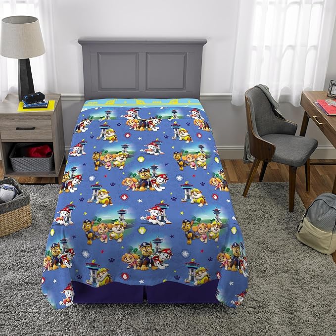 Franco Kids Bedding Super Soft Microfiber Sheet Set, Twin, Paw Patrol, (Officially Licensed Product) by Franco