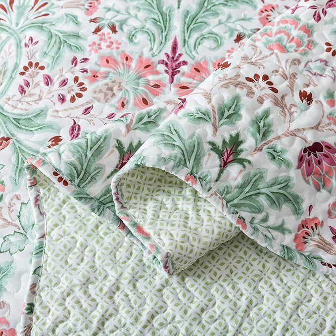 HoneiLife Quilt Set Queen Size - Microfiber Bedspreads for Queen Bed, Reversible Coverlet Lightweight Bedcover Quilt Bedding Sets for Queen Bed