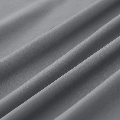 Modern Threads Soft Microfiber Solid Sheets - Luxurious Microfiber Bed Sheets - Includes Flat Sheet, Fitted Sheet with Deep Pockets, & Pillowcases Stone Full