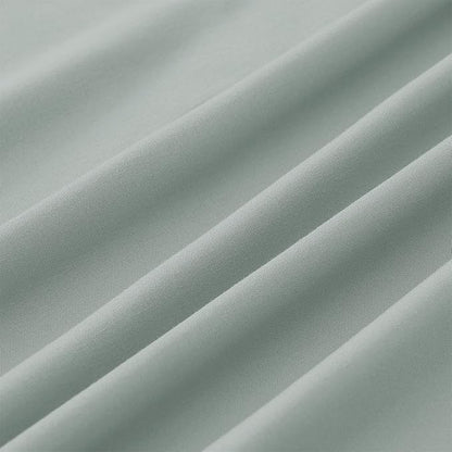 Modern Threads Soft Microfiber Solid Sheets - Luxurious Microfiber Bed Sheets - Includes Flat Sheet, Fitted Sheet with Deep Pockets, & Pillowcases Smoke Twin