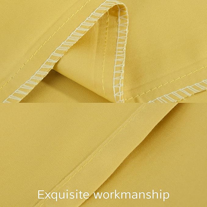 NTBAY Egyptian Cotton Body Pillowcase - 500 Thread Count Cotton Body Pillow Cover - Soft and Breathable Envelope Closure Body Pillowcase for Adults, 20x54 Inches, Mustard Yellow