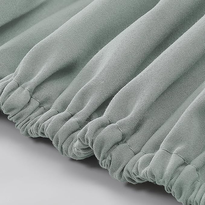Modern Threads Soft Microfiber Solid Sheets - Luxurious Microfiber Bed Sheets - Includes Flat Sheet, Fitted Sheet with Deep Pockets, & Pillowcases Smoke Queen