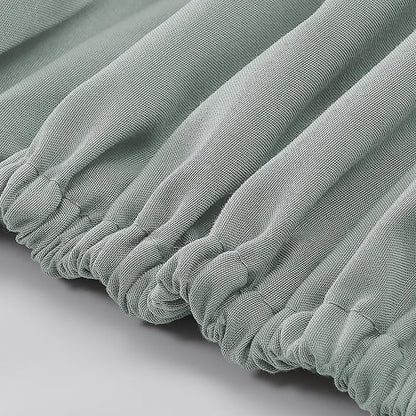 Modern Threads Soft Microfiber Solid Sheets - Luxurious Microfiber Bed Sheets - Includes Flat Sheet, Fitted Sheet with Deep Pockets, & Pillowcases Smoke King