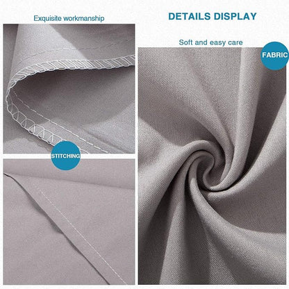 FLXXIE King Pillow Cases Set of 2, Soft Microfiber Pillow Covers with Envelope Closure, Wrinkle, Fade and Stain Resistant Pillowcases, 20x36, Smoky Grey