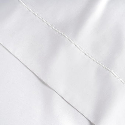 LANE LINEN King Size Pillow Case Set of 2 100% Egyptian Cotton Cases 1000 Thread Count Sateen White Cooling Cover - Perfect for Home Hotels & Hospital Use
