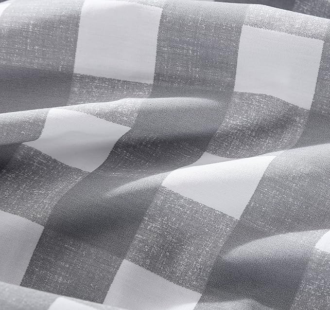 Eddie Bauer - King Sheets, Cotton Percale Bedding Set, Crisp & Cool Home Decor (Lakehouse Plaid, King)