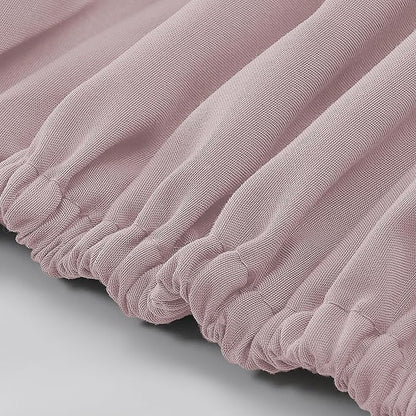 Modern Threads Soft Microfiber Solid Sheets - Luxurious Microfiber Bed Sheets - Includes Flat Sheet, Fitted Sheet with Deep Pockets, & Pillowcases Cameo Rose California King