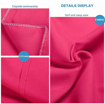 FLXXIE Pillow Cases Standard Size, Soft Microfiber Pillow Covers with Envelope Closure, Wrinkle, Stain Resistant Pillowcases, 2 Piece Set, 20x26, Magenta
