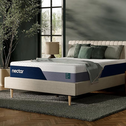 Nectar Premier 13” Twin Mattress - Medium Firm - Contouring Memory Foam - Cooling Upgrade - Back Pain Relief - Mattress in a Box - 365-Night Trial & Forever Warranty