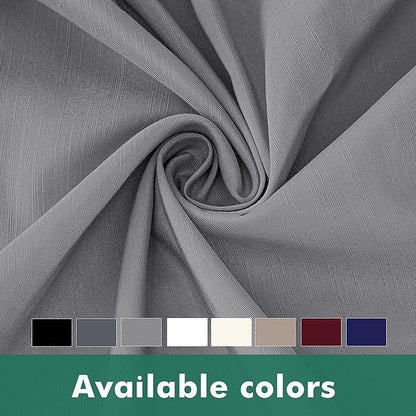 Biscaynebay Wrap Around Bed Skirts with Split Corners for King Beds 21" Drop, Silver Grey Elastic Dust Ruffles Easy Fit Wrinkle & Fade Resistant Silky Luxurious Fabric Solid Machine Washable