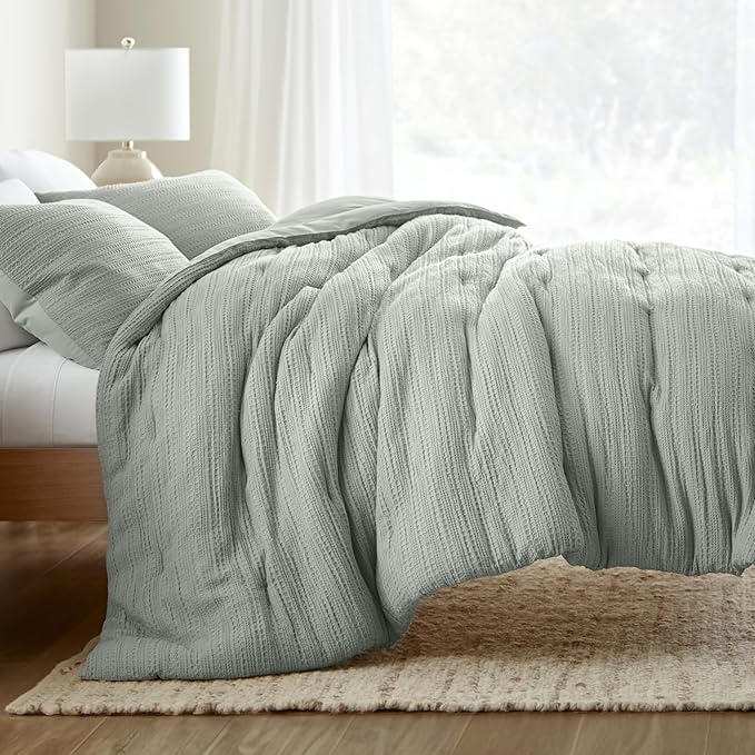 Linen Market Twin Comforter Set (2 Piece) - Soft & Lightweight Down Alternative Comforter & Pillow Sham for Twin Bed
