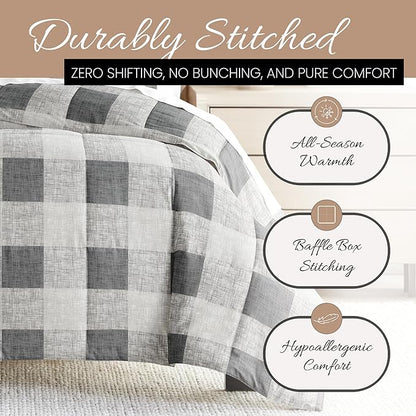 Linen Market Twin Comforter Set (3 Piece) - Bring Luxury Home with Our Soft and Lightweight Down Alternative Comforters Twin Size - This Twin Bed Set Includes Your Comforter and 2 Pillow Shams