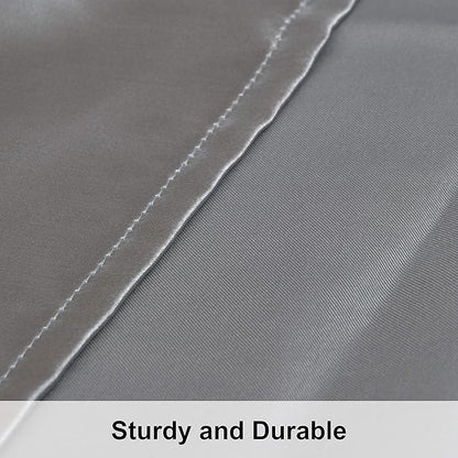 NTBAY 2 Pack Satin King Pillowcases for Hair and Skin, Luxurious and Silky Pillow Cases with Envelope Closure, 20x40 Inches, Grey