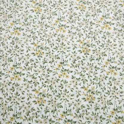 Laura Ashley - Queen Sheet Set, Breathable Percale Cotton Bedding with Deep Pockets, Chic Home Decor, Oeko-Tex Certified (Tierney Green, Queen)