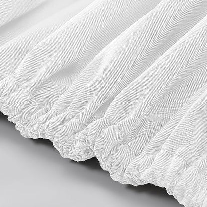 Modern Threads Soft Microfiber Solid Sheets - Luxurious Microfiber Bed Sheets - Includes Flat Sheet, Fitted Sheet with Deep Pockets, & Pillowcases White Twin