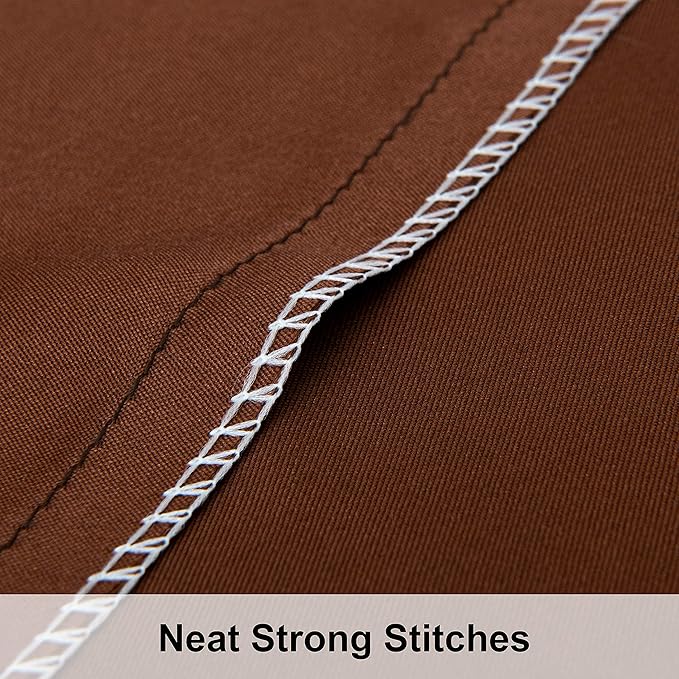 NTBAY 12 Pack Satin King Pillowcases for Hair and Skin, Luxurious and Silky Pillow Cases with Envelope Closure, 20 x 36 Inches, Brown
