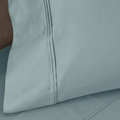 Superior 1200 Thread Count 100% Egyptian Cotton, Soft and Breathable, 2-Piece Standard Pillowcase Set Solid, Teal