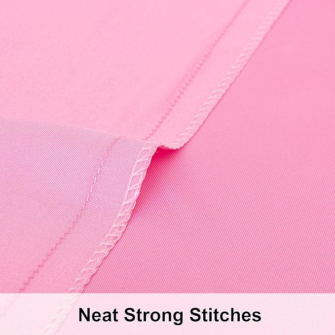 NTBAY 12 Pack Satin King Pillowcases for Hair and Skin, Luxurious and Silky Pillow Cases with Envelope Closure, 20 x 36 Inches, Pink