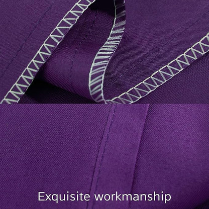NTBAY Egyptian Cotton Queen Pillowcases - Set of 2, 500 Thread Count Cotton Pillowcases - Soft and Breathable Envelope Closure Pillow Cases - 20x30 Pillow Covers for Bed, Purple