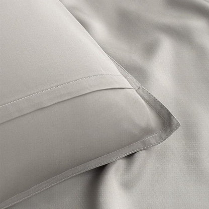 King Pillowcases by Pure Bamboo, Genuine 100% Organic Viscose Derived from Bamboo, Luxuriously Soft & Cooling, Double Stitching, Envelope Closure (2 King Pillowcases, Stripes)
