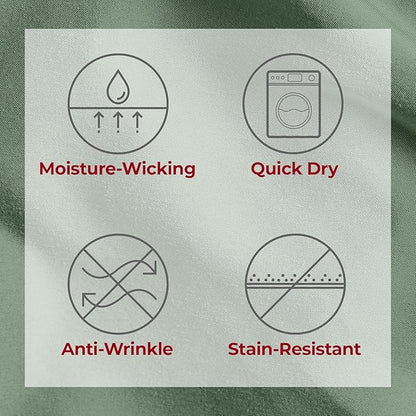 Mellanni Twin XL Sheets Set - 3 PC Iconic Collection Bedding - Hotel Luxury, Extra Soft, Cooling Bed Sheets - Wrinkle, Fade, Stain Resistant (Twin Extra Long, Sage)