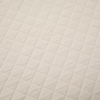 Lush Decor Ava Quilt Diamond Pattern Solid 2 Piece Oversized Bedding Blanket Bedspread Set - Twin-XL - Neutral