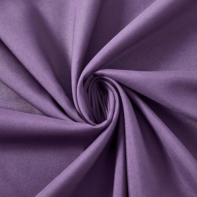 MILVOWOC 2Pcs Brushed Microfiber Body Pillowcases - 20 x 48 Inch, Purple Pillow Case Set Non Slip Envelope Pillow Cover with Moisture Absorption and Anti-Wrinkle Machine Washable