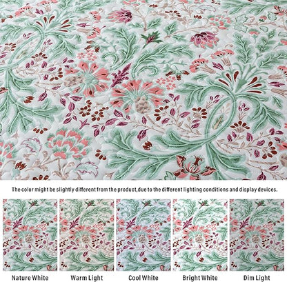 HoneiLife Quilt Set King Size - Microfiber Bedspreads 3-Piece,Reversible Coverlets Lightweight Bedcover King Quilt Bedding Sets