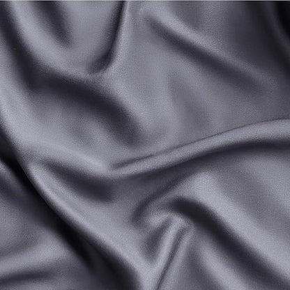 Bedsure King Size Sheets Set, Cooling Sheets for Hot Sleepers, Rayon Derived from Bamboo, PureWoven, Breathable & Soft, Deep Pocket Up to 16 Inches, Hotel Luxury Silky Bedding, Dark Grey
