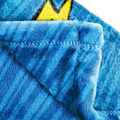 Jay Franco Kids Plush Throw Blanket – Soft & Cozy Fleece Throw for Bedroom & Couch Décor, Official Licensed Product, Blue - Avengers, 60x90 - Large Blanket