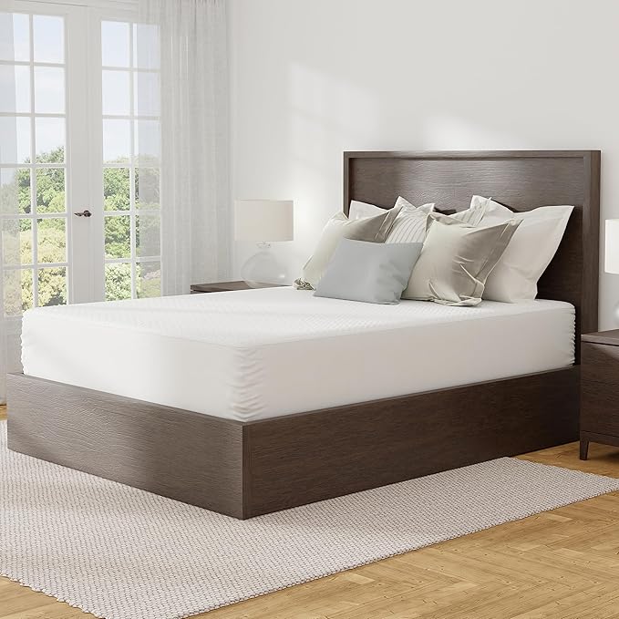 AllerEase Platinum Zip-Off Top Waterproof Mattress Protector Twin 360 Degree Zipper Particle Barrier Temperature Balancing Luxurious Plush Top Separately Machine Washable Mattress Cover (White)
