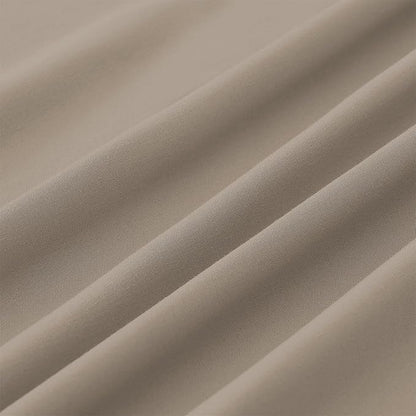 Modern Threads Soft Microfiber Solid Sheets - Luxurious Microfiber Bed Sheets - Includes Flat Sheet, Fitted Sheet with Deep Pockets, & Pillowcases Khaki Queen