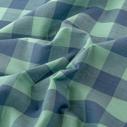 HighBuy King Comforter Set Turquoise Gingham Comforter for Women Men,Modern Geometric Plaid Comforter Set Fluffy Soft Grid Gingham Bedding Set Checkered Pattern Comforter with 2 Pillowcases