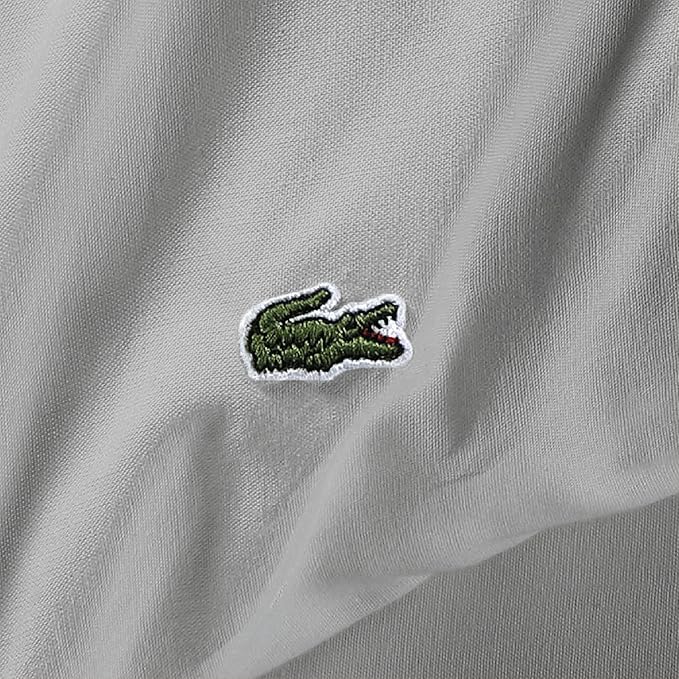 Lacoste 100% Cotton Percale 4-Piece Sheet Set – Cool, Crisp, Matte, and Durable, Oeko-Tex Certified – Solid, Micro Chip, California King
