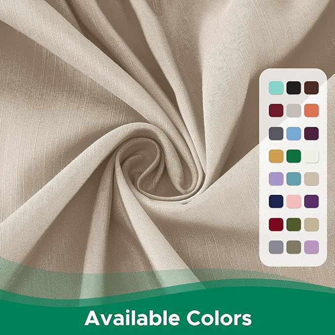 Biscaynebay Wrap Around Bed Skirts for King & Cal King Beds 14" Drop, Light Camel Adjustable Elastic Dust Ruffles Easy Fit Wrinkle & Fade Resistant Silky Luxurious Fabric Solid Machine Washable