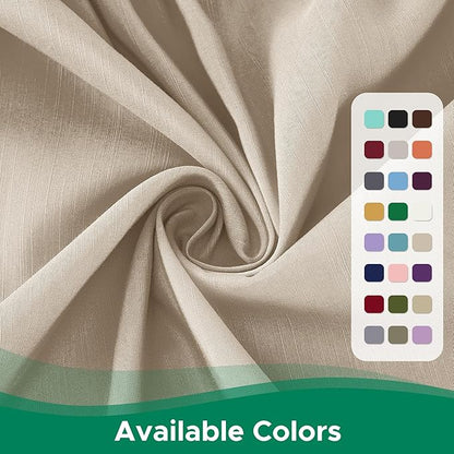 Biscaynebay Wrap Around Bed Skirts for King & Cal King Beds 14" Drop, Light Camel Adjustable Elastic Dust Ruffles Easy Fit Wrinkle & Fade Resistant Silky Luxurious Fabric Solid Machine Washable