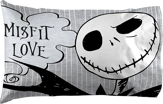 Disney Nightmare Before Christmas Meant to Be 2-Pack Reversible Pillowcase