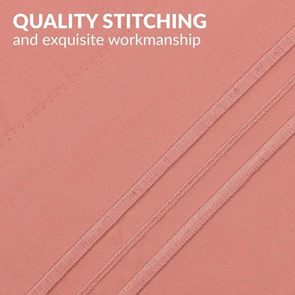 Mellanni Pillow Cases - Luxury, Extra Soft, Cooling Pillow Covers - 2 PC Iconic Collection Pillowcases - Envelope Closure (Standard/Queen 20" x 30", Coral)