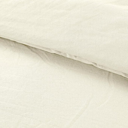 Modern Threads 4-Piece Garment-Washed Comforter Set Beck Coconut Queen