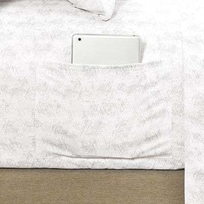 Elegant Comfort Softest and Coziest 6-Piece Sheet Set - 1500 Premium Hotel Quality Microfiber - Deep Pocket, Wrinkle Resistant 6-Piece Wave Pattern Bed Sheet Set, Full, Wave Beige