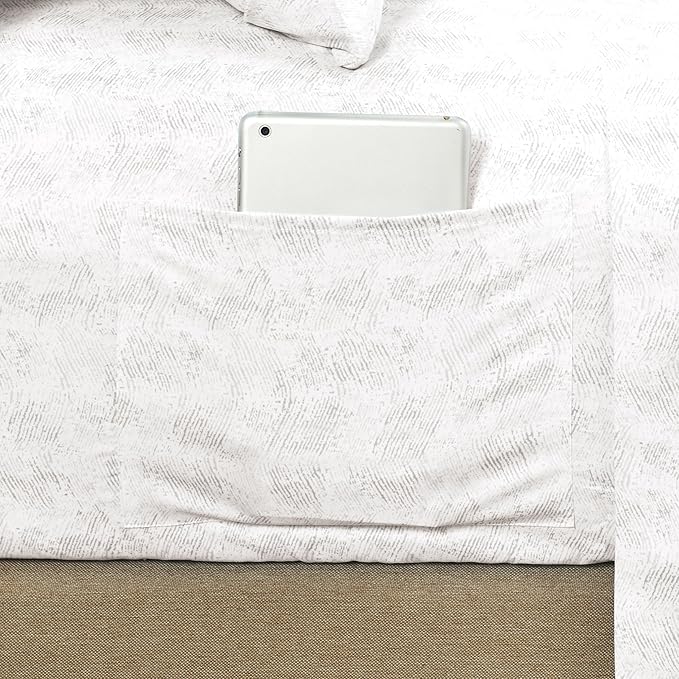 Elegant Comfort Softest and Coziest 6-Piece Sheet Set - 1500 Premium Hotel Quality Microfiber - Deep Pocket, Wrinkle Resistant 6-Piece Wave Pattern Bed Sheet Set, Twin, Wave Beige