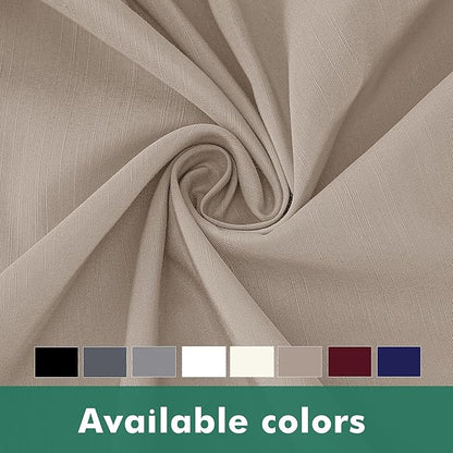 Biscaynebay Wrap Around Bed Skirts with Split Corners for King Beds 17" Drop, Light Camel Elastic Dust Ruffles Easy Fit Wrinkle & Fade Resistant Silky Luxurious Fabric Solid Machine Washable