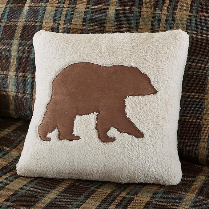 Woolrich Rustic Lodge Cabin Comforter Set - All Season Down Alternative Warm Bedding Layer and Matching Shams, Oversized Twin, Hadley Plaid, Multi