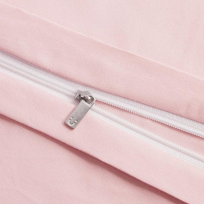Bedsure Twin Duvet Covers Pink - Soft Brushed Microfiber 2 Pieces with Zipper Closure, 1 Duvet Cover Twin XL 68x90 and 1 Pillow Sham(No Comforter)