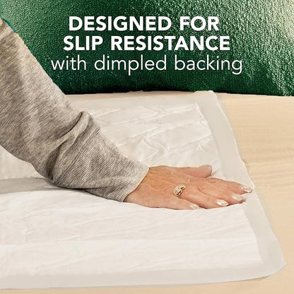 Depend Underpads XL, Disposable Incontinence Bed Pads for Adults, Slip Resistant, 36" x 30", 48 Count