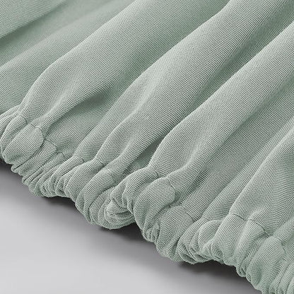 Modern Threads Soft Microfiber Solid Sheets - Luxurious Microfiber Bed Sheets - Includes Flat Sheet, Fitted Sheet with Deep Pockets, & Pillowcases Seafoam Queen