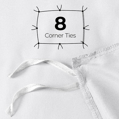 Utopia Bedding Duvet Cover King Size - 3 Piece with Zipper Closure - 1 Comforter Cover 104X90 Inches & 2 Pillow Shams 20X36 Inches (White) Comforter Not Included