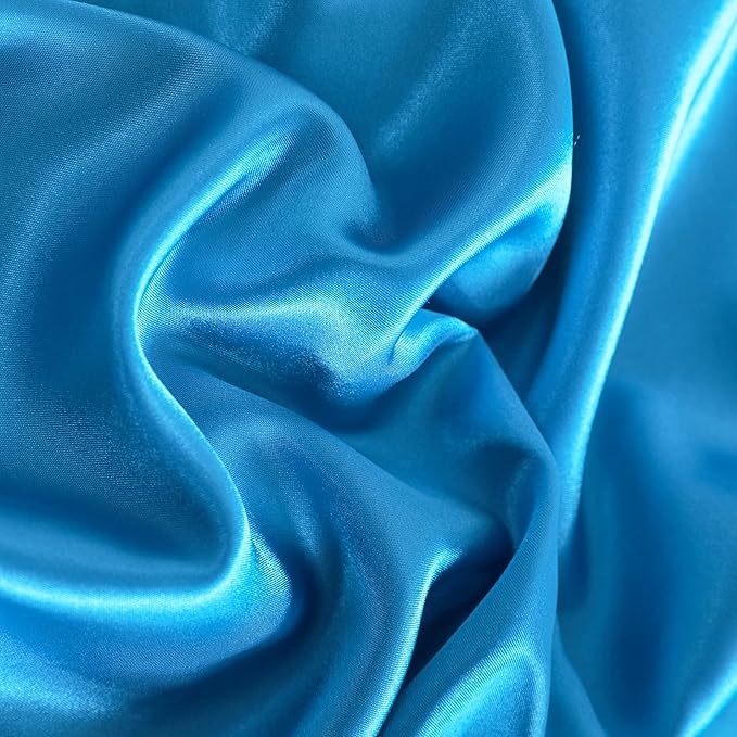 NTBAY 2 Pack Satin Queen Pillowcases for Hair and Skin, Luxurious and Silky Pillow Cases with Envelope Closure, 20x30 Inches, Royal Blue