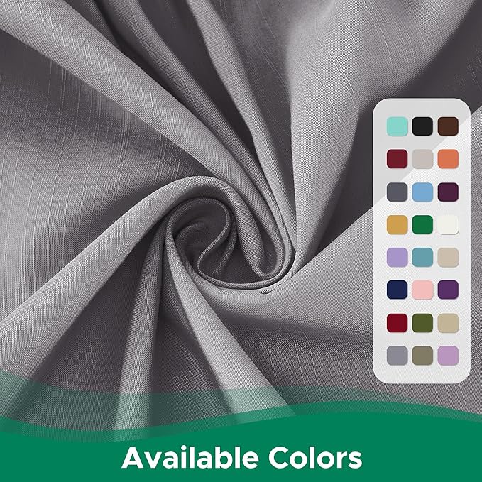 Biscaynebay Wrap Around Bed Skirts for Full & Full XL Beds Extra Long Drop of 25", Silver Grey Adjustable Elastic Dust Ruffles Easy Fit Wrinkle Resistant Silky Luxurious Fabric Machine Washable