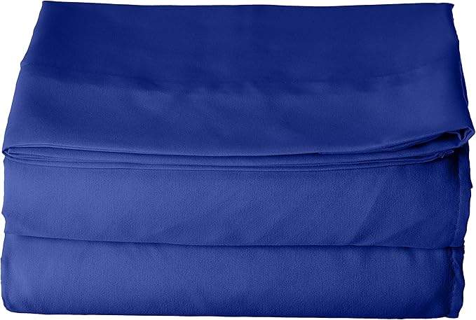 Luxury Flat Sheet on Amazon Elegant Comfort Wrinkle-Free 1500 Premier Hotel Quality 1-Piece Flat Sheet, Queen Size, Royal Blue